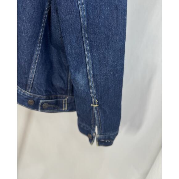 Levi’s Sherpa Denim Jacket L | Cozy Fall Layering Retro 90s Vibe - Picture 10 of 12